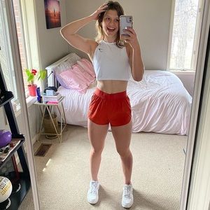 gymshark cropped tank (white)🤍